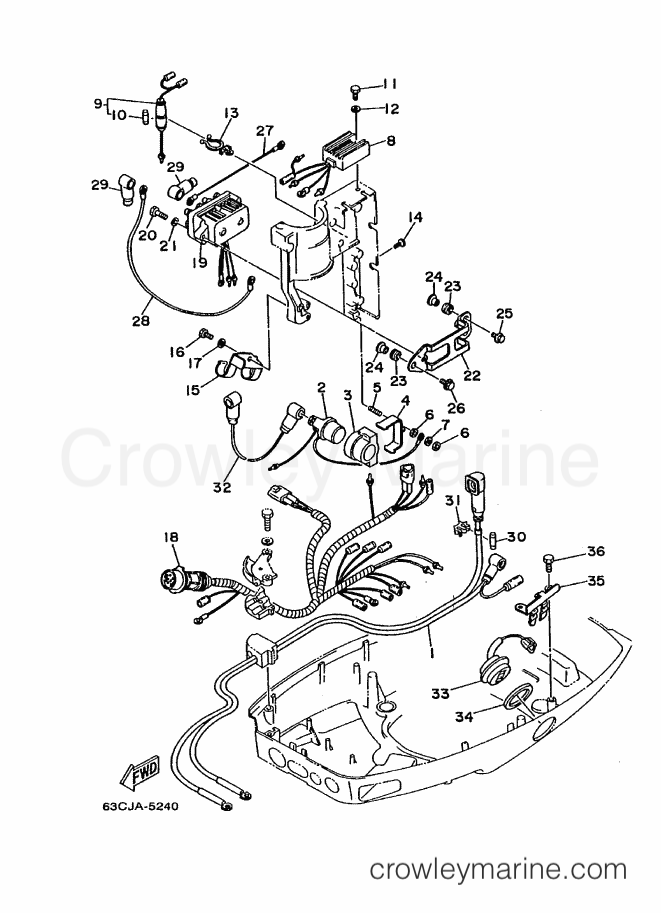 Yamaha Motors 40V (63C) [04I] - ELECTRICAL 2
