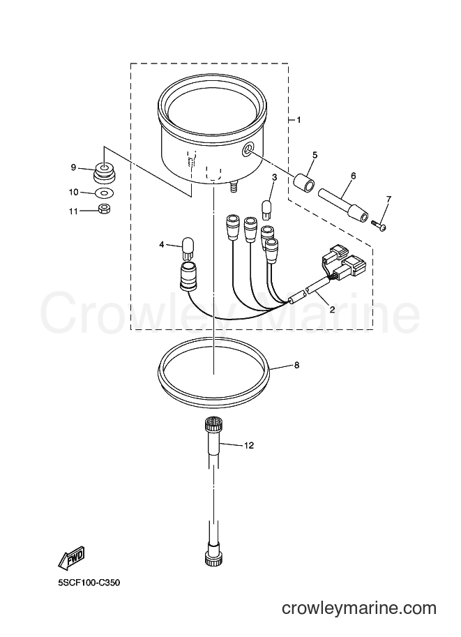 Yamaha Motors XVS650A (5SCR) [010] - METER