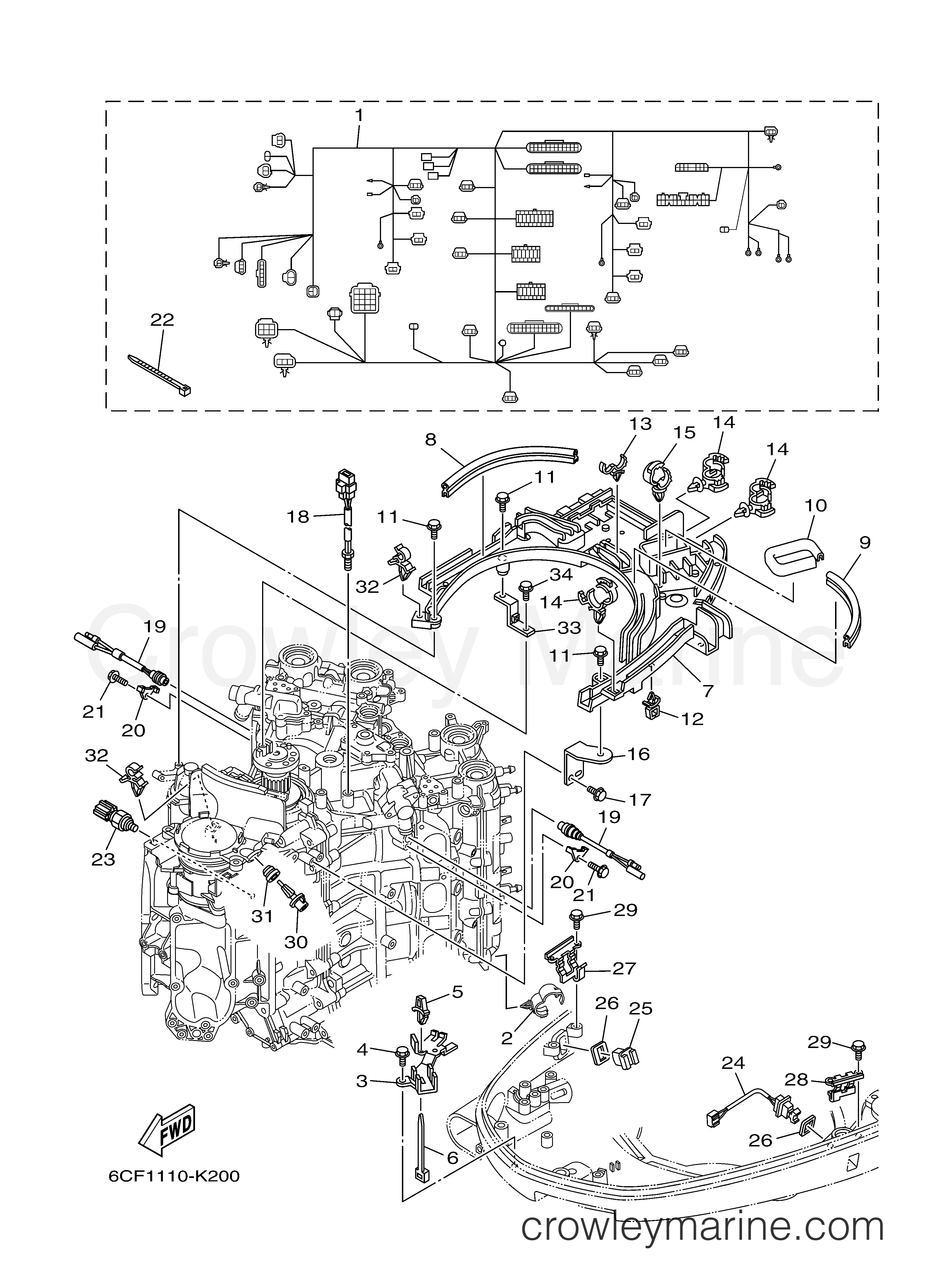 Yamaha Motors FL250DET1X - ELECTRICAL 4