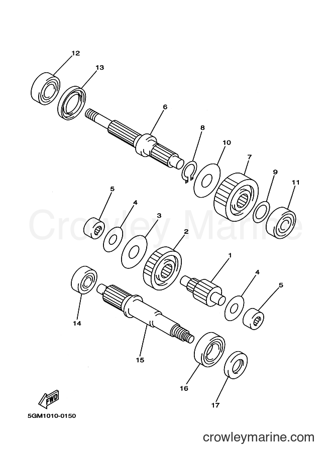 Yamaha Motors YP250 (5GM2) [010] - TRANSMISSION