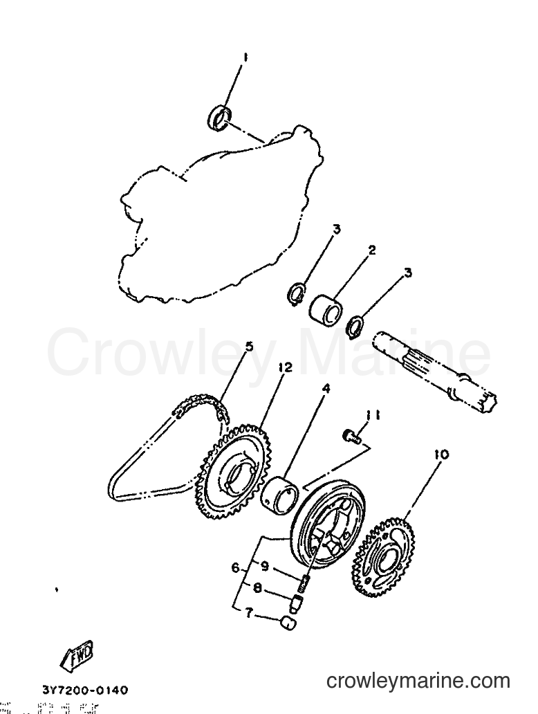 1992 Street Bike SR250 - SR250 (3TH3) [010] - STARTER CLUTCH