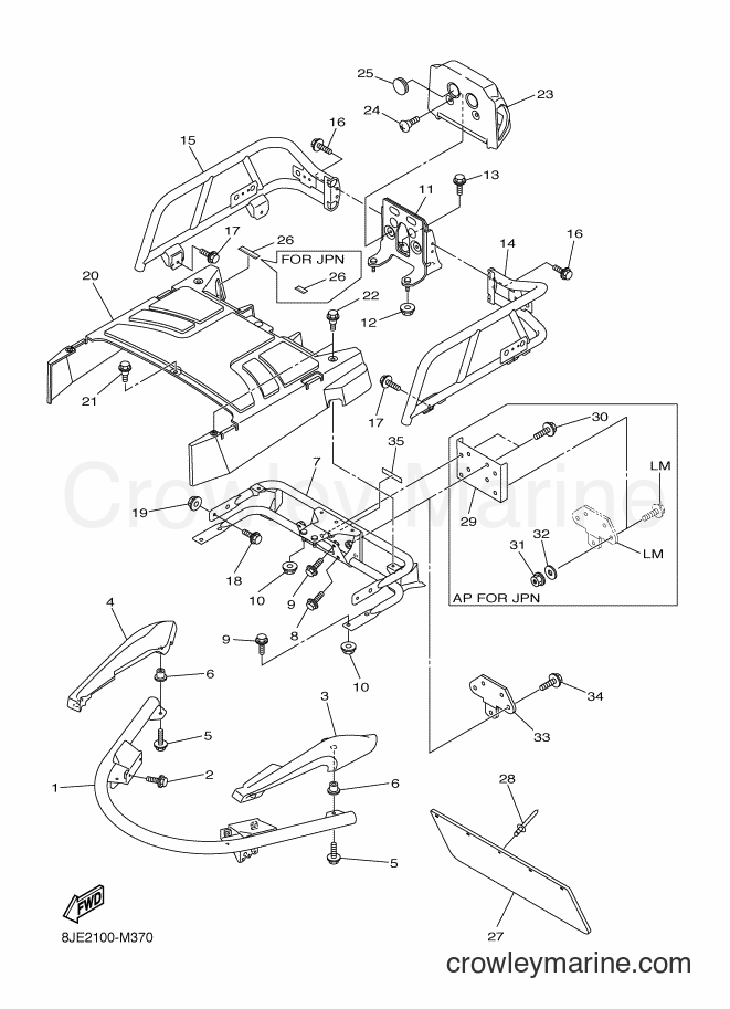 2013 Snowmobile VK10D - VK10D (8JE2) [020] - BUMPER