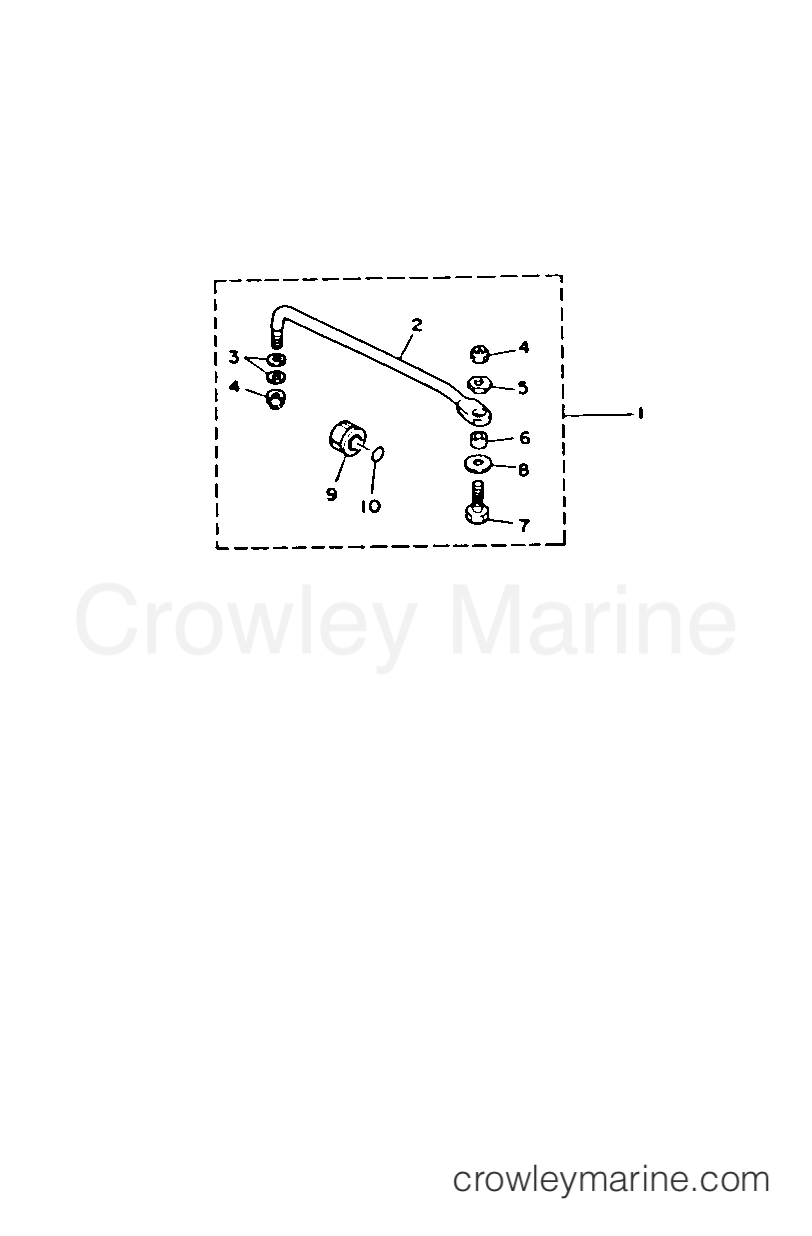 Yamaha Motors 40SD-JD - STEERING GUIDE ATTACHMENT