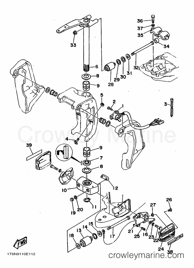 Yamaha Motors 150DETO (6N9) [020] - BRACKET 2
