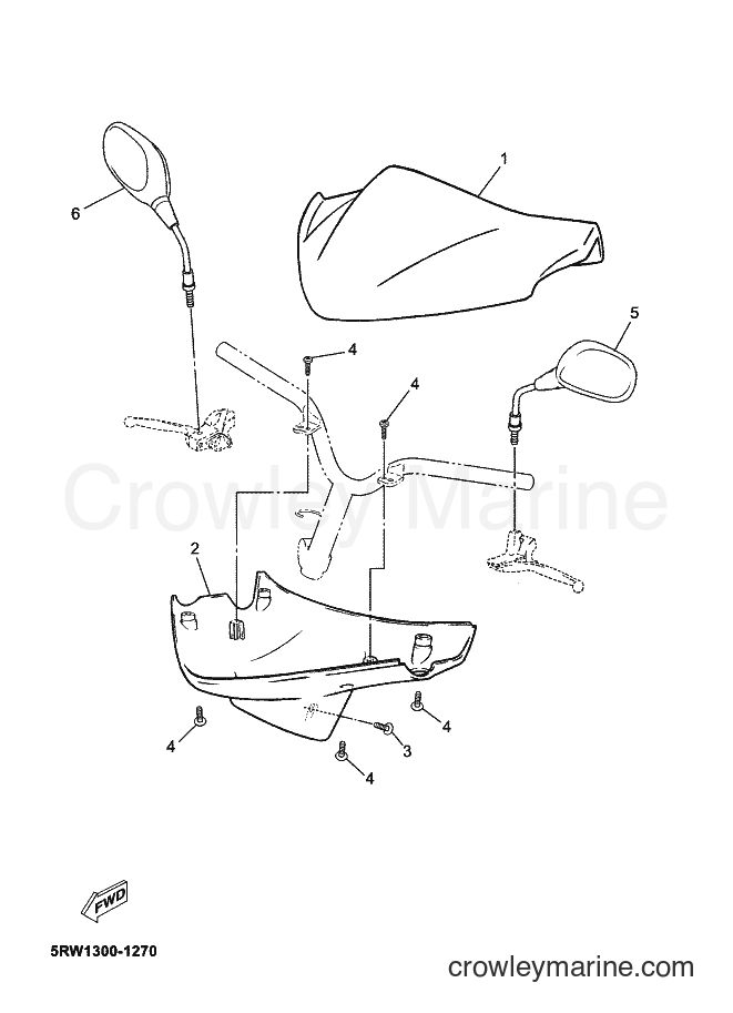 Yamaha Motors CS50M (3D4E) [010] - COWLING 1