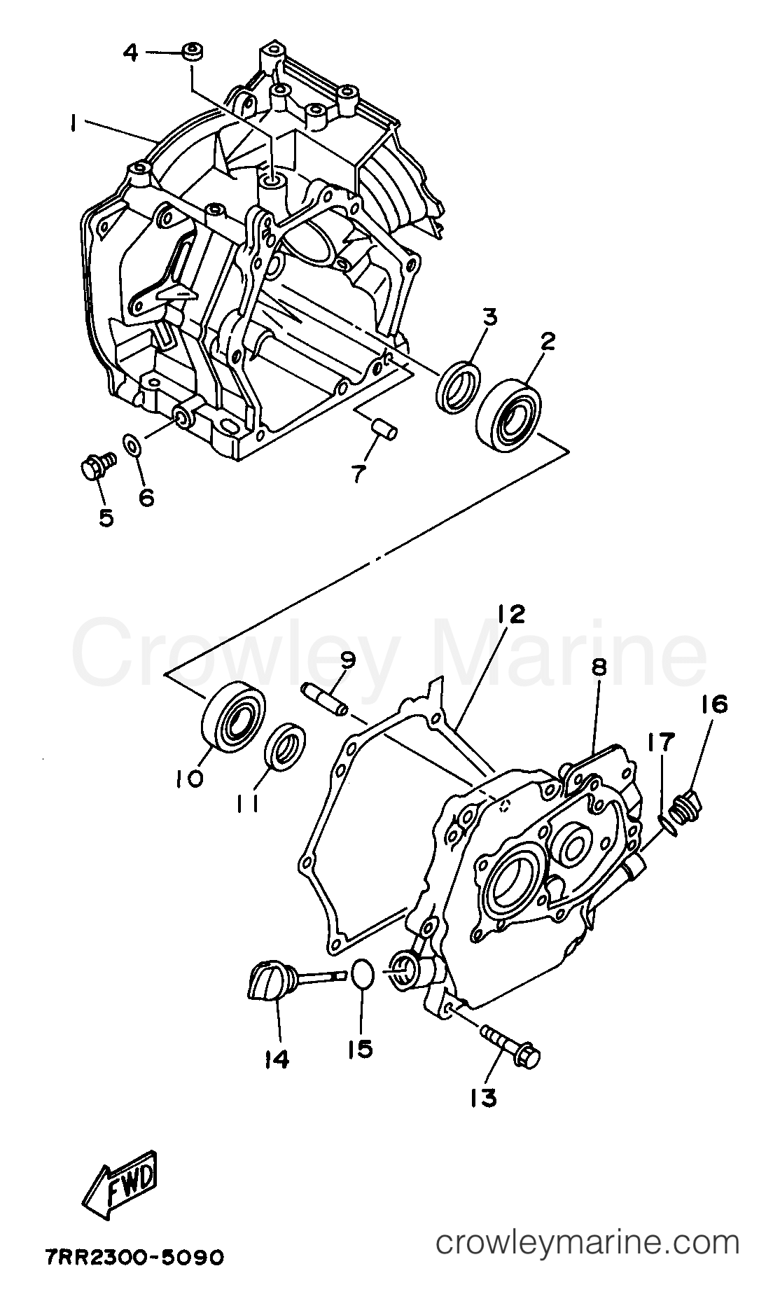 Yamaha Motors EF1600A - CRANKCASE