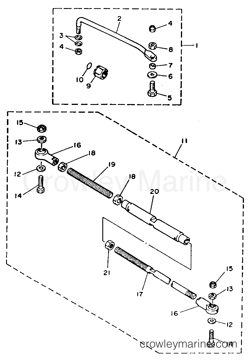 Yamaha Motors C30ELRR - STEERING GUIDE ATTACHMENT
