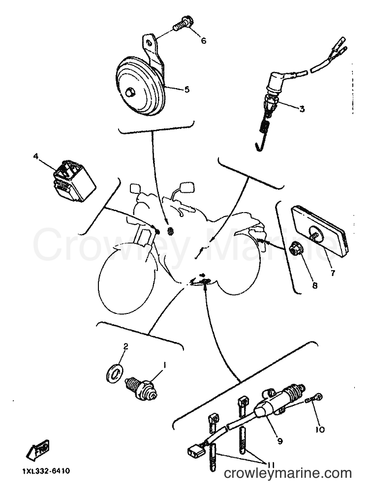 1987 Street Bike SRX600 - SRX600 (1XM) [999] - ELECTRICAL 2
