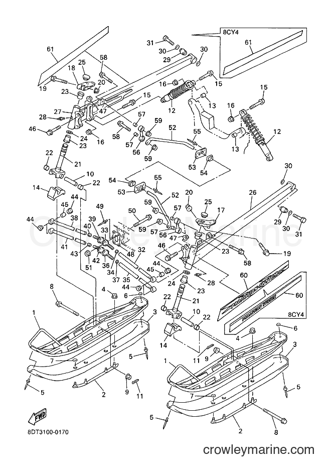 Yamaha Motors VX500DX (8DT3) [020] - SKI