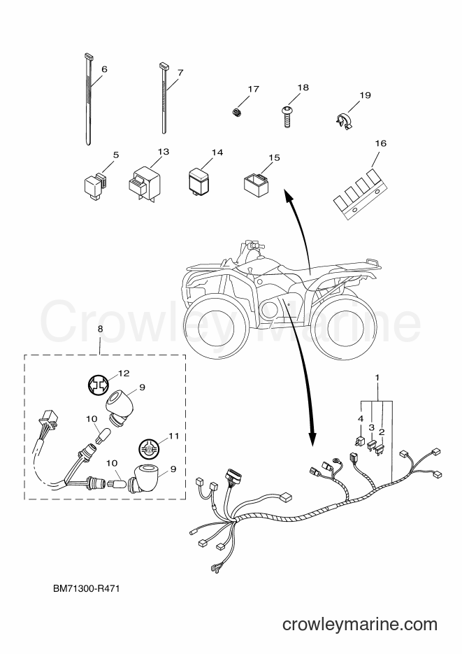 2016 ATV YFM450FWAD - YFM450FWAD (BM72) [020] - ELECTRICAL 2