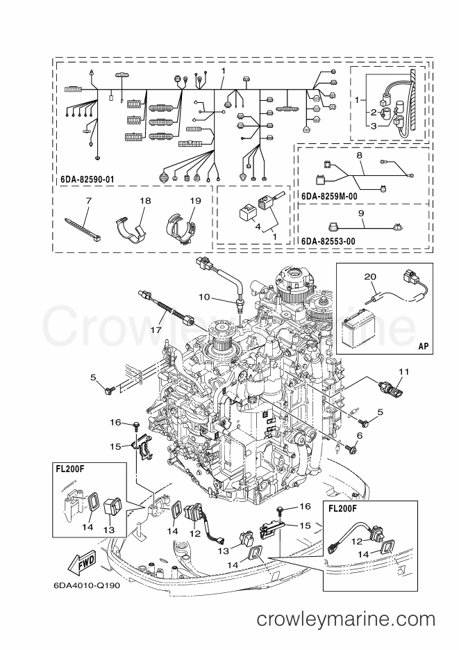 Yamaha Motors F200FETL (6DA4) [170] - ELECTRICAL 4
