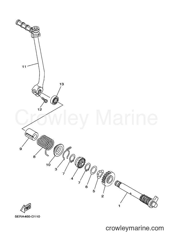 Yamaha Motors T105SE (5ERA) [010] - STARTER