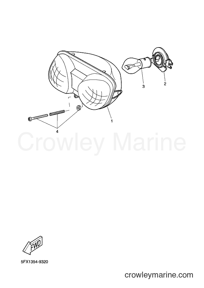 Yamaha Motors CW50RS (5NU7) [020] - HEADLIGHT