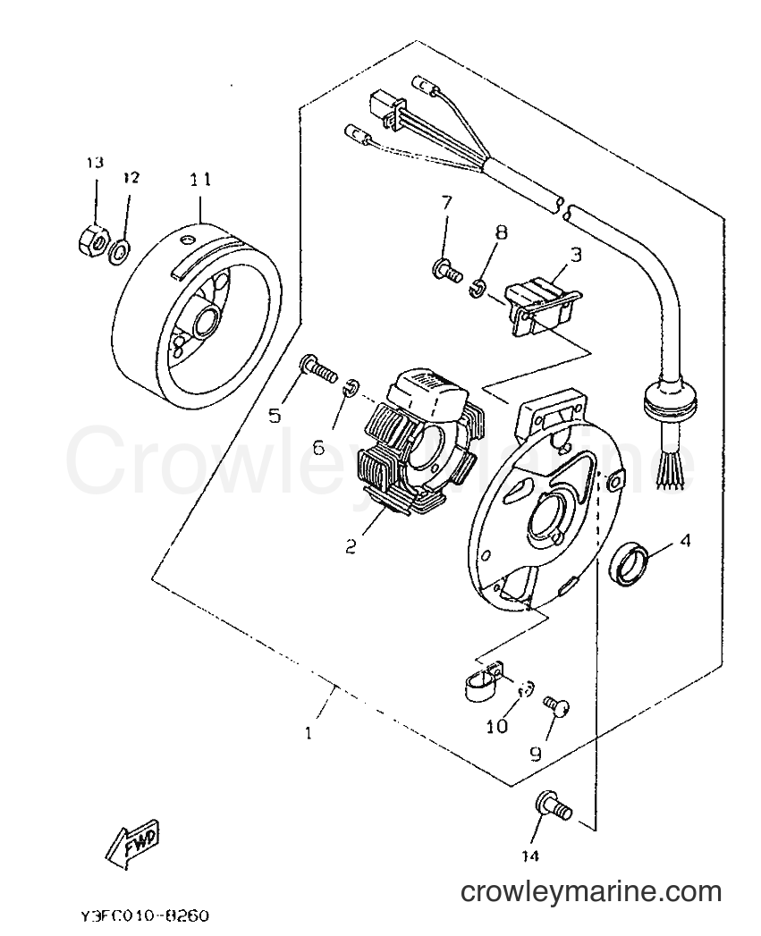 1996 Scooter CW50 - CW50 (4VV3) [999] - GENERATOR
