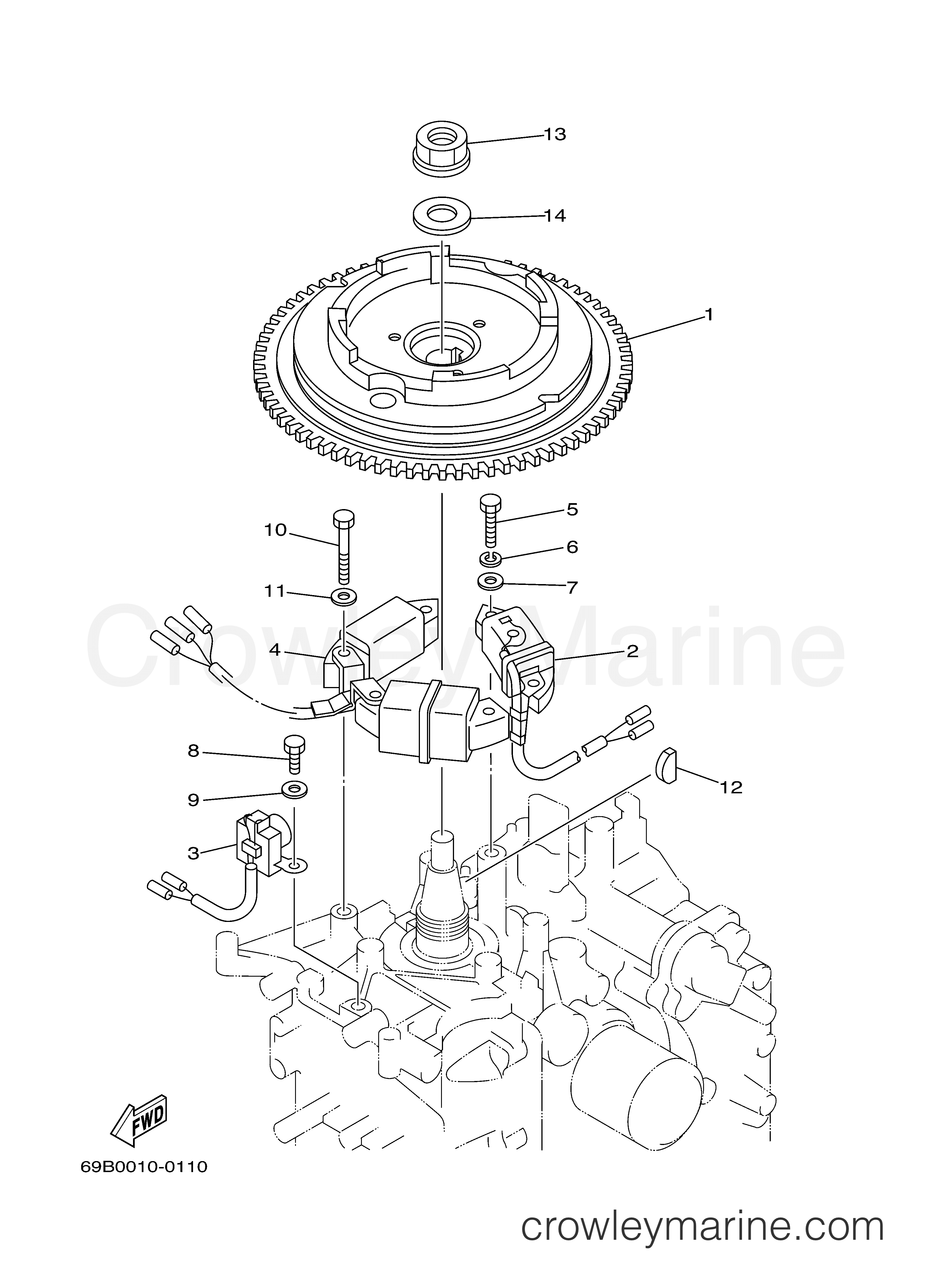 Yamaha Motors F15PLHK - GENERATOR