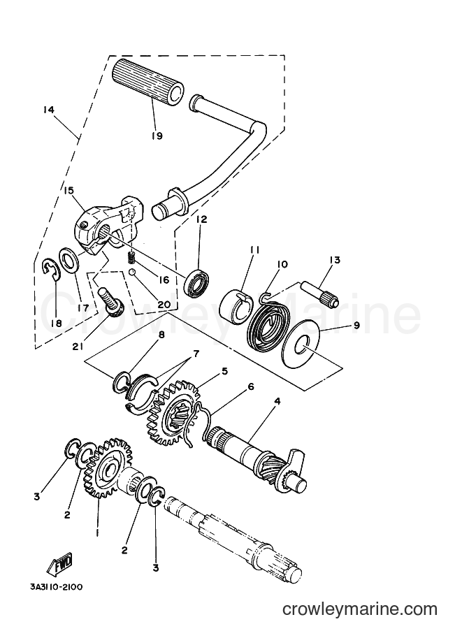 Yamaha Motors RT100 (3ULB) [030] - STARTER
