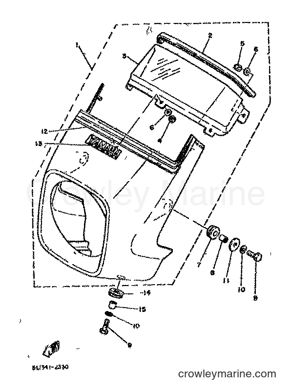 1982 Street Bike RD80 - RD80 (12G) [999] - COWLING