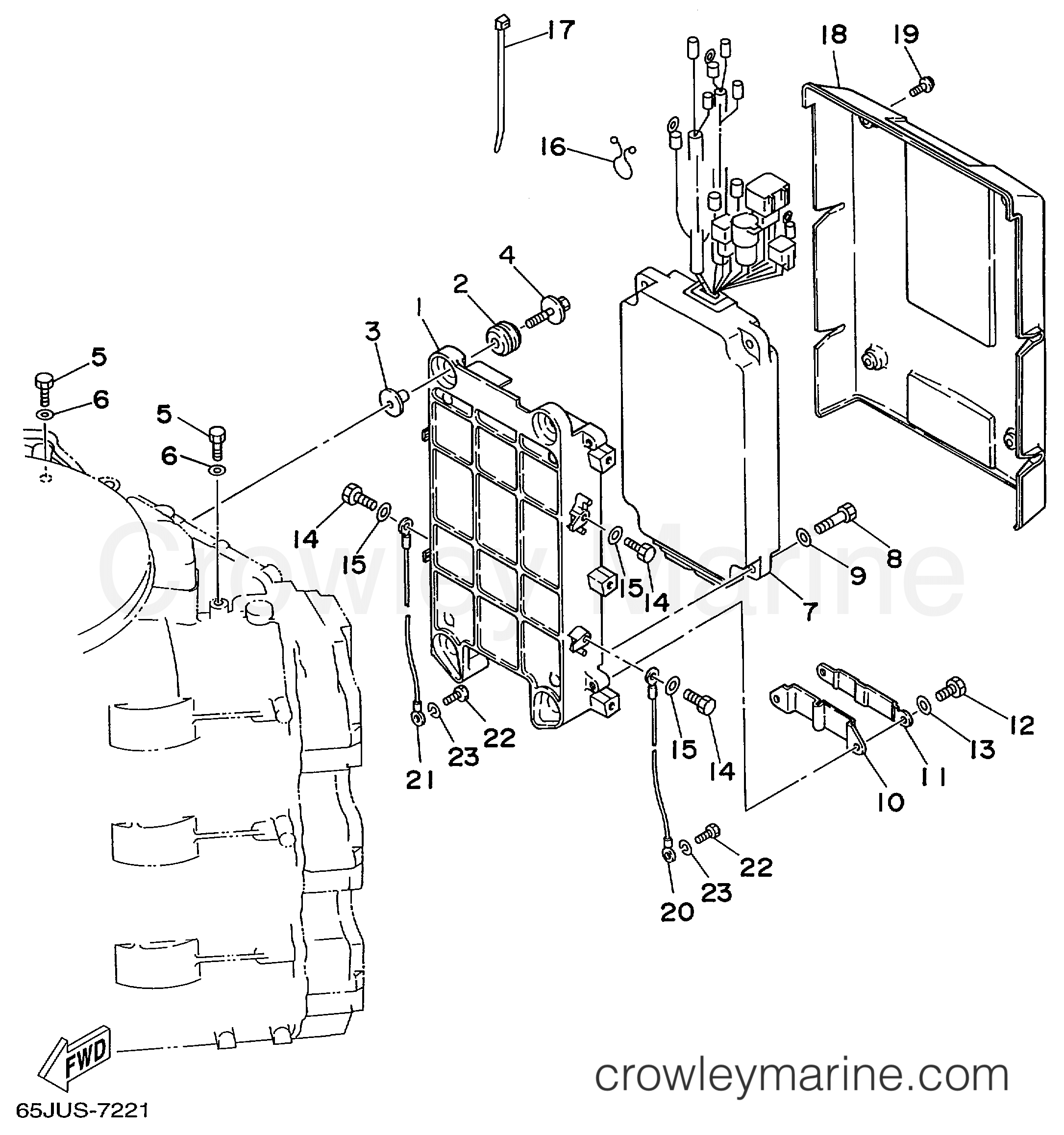 Yamaha Motors V200TLRX - ELECTRICAL 1