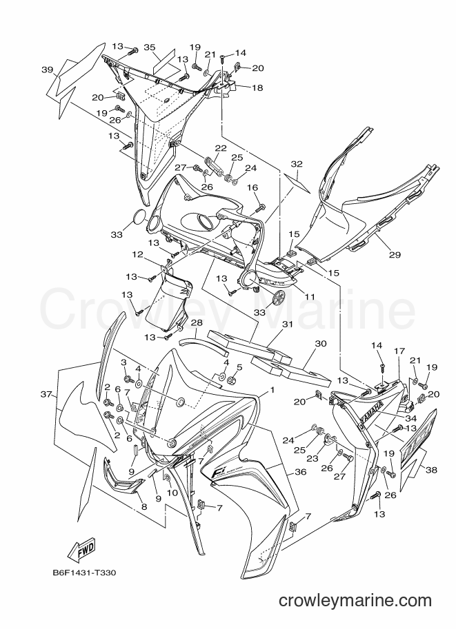2018 Scooter T115FL-2 - T115FL-2 (B6F2) [010] - LEG SHIELD