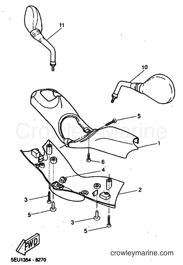 1999 Scooter YH50 - YH50 (5JB2) [030] - COWLING 1