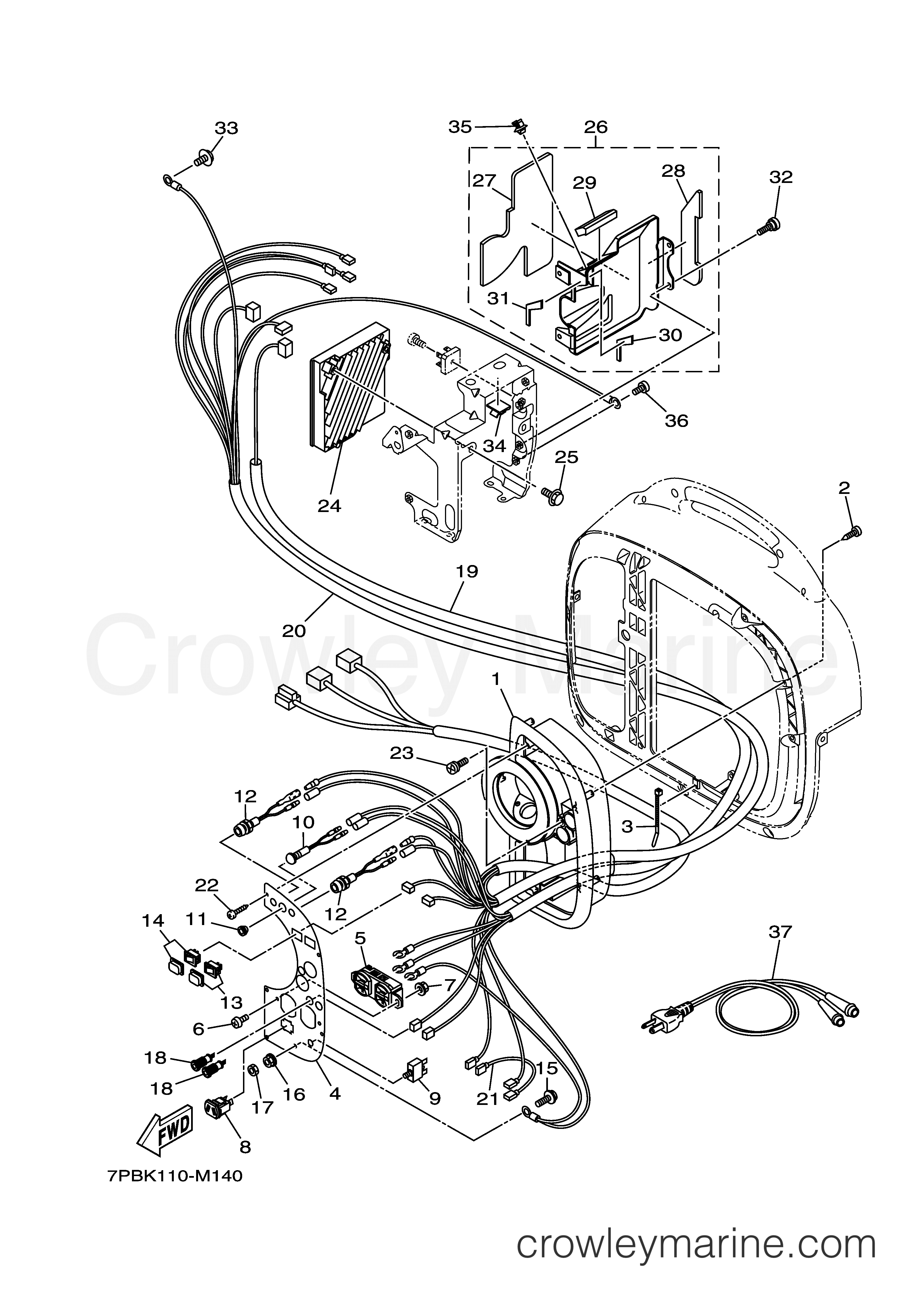 Yamaha Motors EF2000ISK - CONTROL BOX