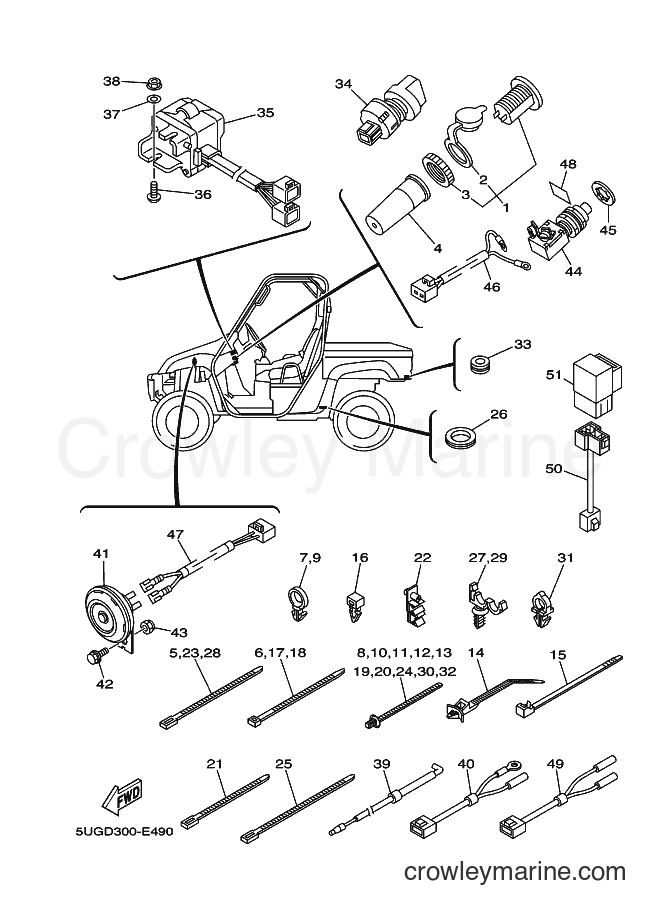 Yamaha Motors YXR660F (5UGD) [010] - ELECTRICAL 2