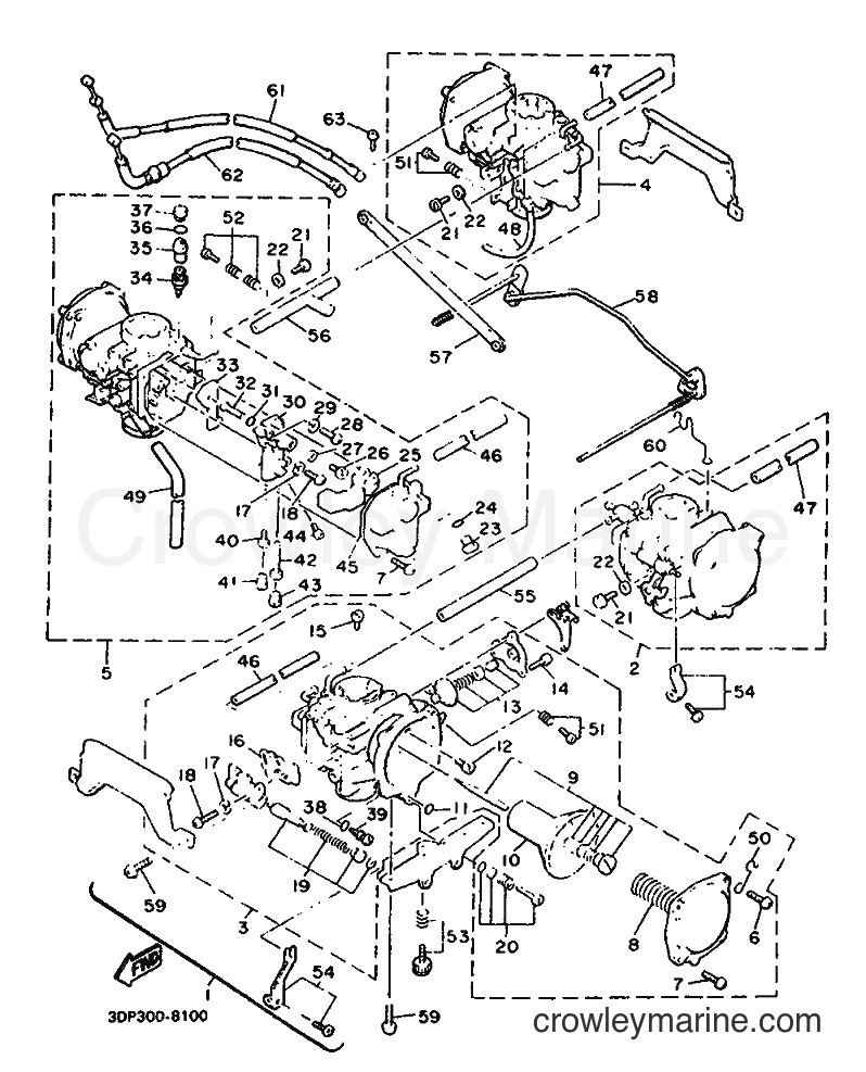 Yamaha Motors XVZ12TD (3DP1) [999] - CARBURETOR