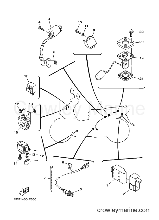 Yamaha Motors AT115C (2D51) [010] - ELECTRICAL 2