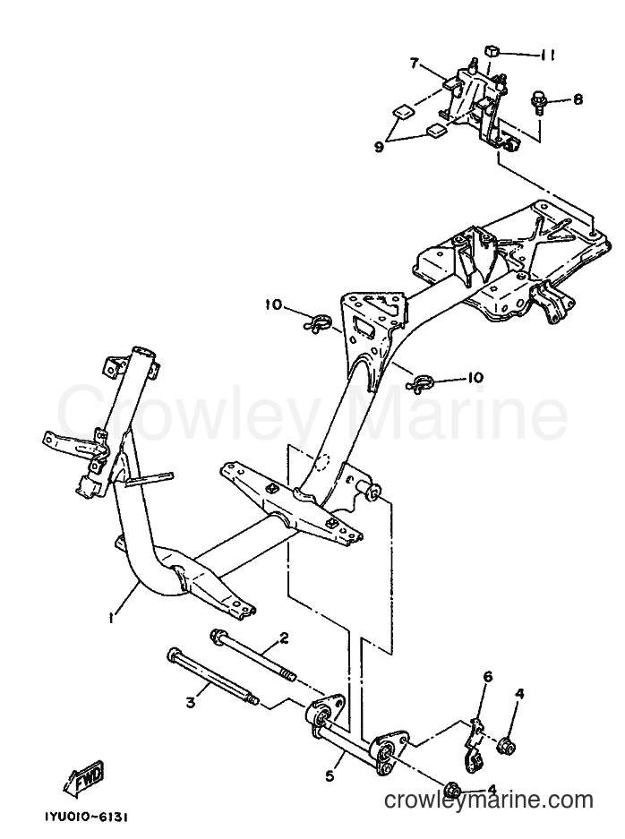 Yamaha Motors SH50 (3EP7) [010] - FRAME