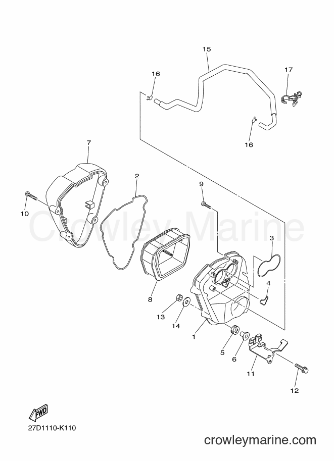 Yamaha Motors XVS13CB (27D6) [010] - INTAKE 2