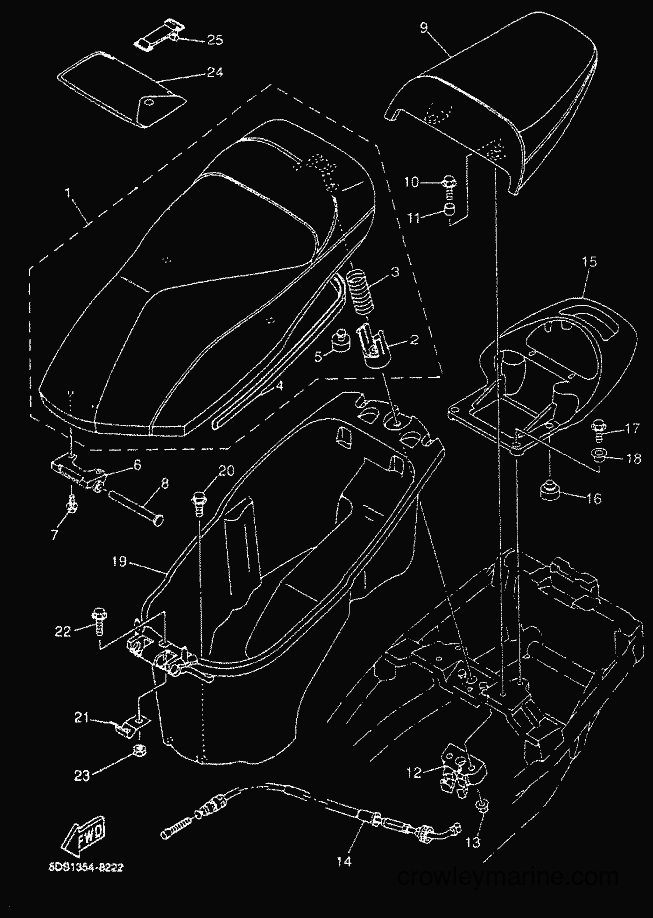 Yamaha Motors YP125E (5DSG) [010] - SEAT
