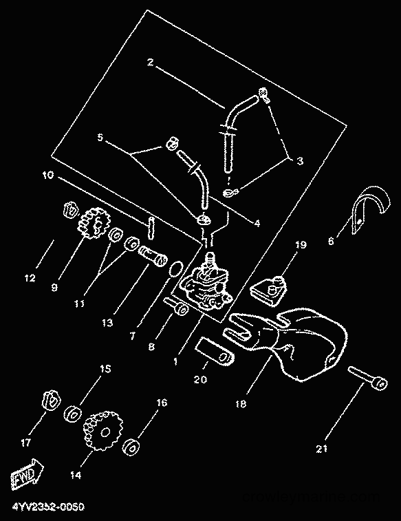 2000 Scooter TZR50 - TZR50 (4YV2) [000] - OIL PUMP