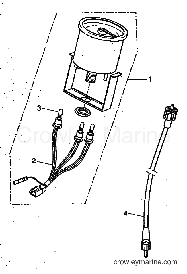 1999 Scooter YH50 - YH50 (5KG1) [010] - METER