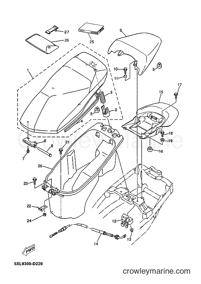 2006 Scooter YP180E - YP180E (5XM8) [010] - SEAT
