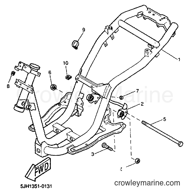 Yamaha Motors EW50 (5LH3) [020] - FRAME