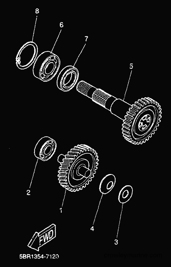 2000 Scooter YQ50 - YQ50 (5HEK) [010] - TRANSMISSION