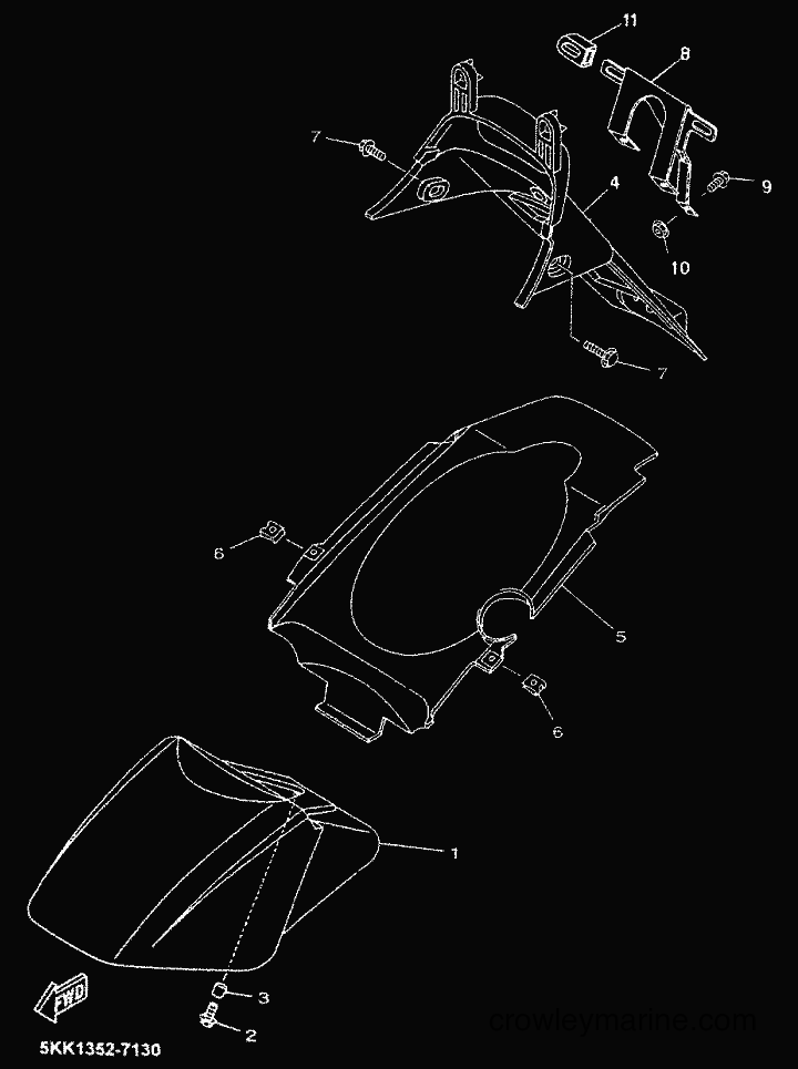 1999 Scooter YN100 - YN100 (5KK1) [999] - FENDER
