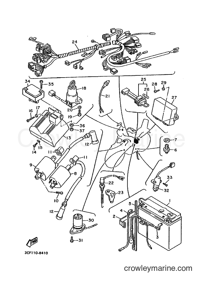 1995 Cruiser XV1100 - XV1100 (3JKM) [010] - ELECTRICAL 1
