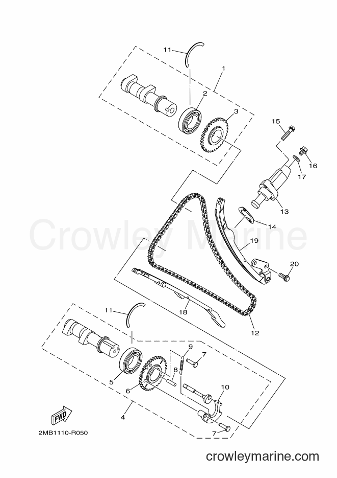 2017 ATV YXE700B - YXE700B (B355) [010] - CAMSHAFT & CHAIN