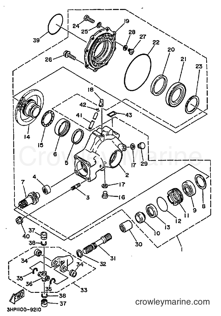 1992 ATV YFM350ER - YFM350ER (3HP6) [010] - DRIVE SHAFT