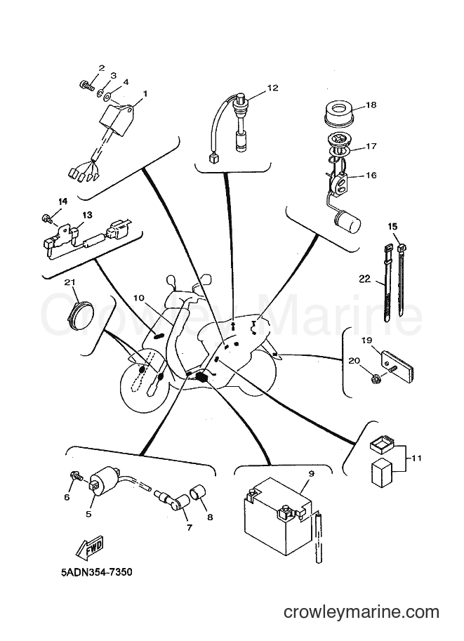 Yamaha Motors YN50 (5BV1) [010] - ELECTRICAL 2