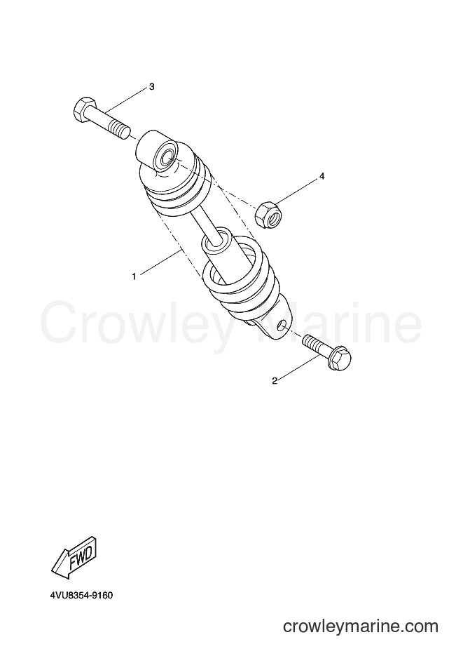 2012 Scooter CS50 - CS50 (2AD6) [010] - REAR SUSPENSION