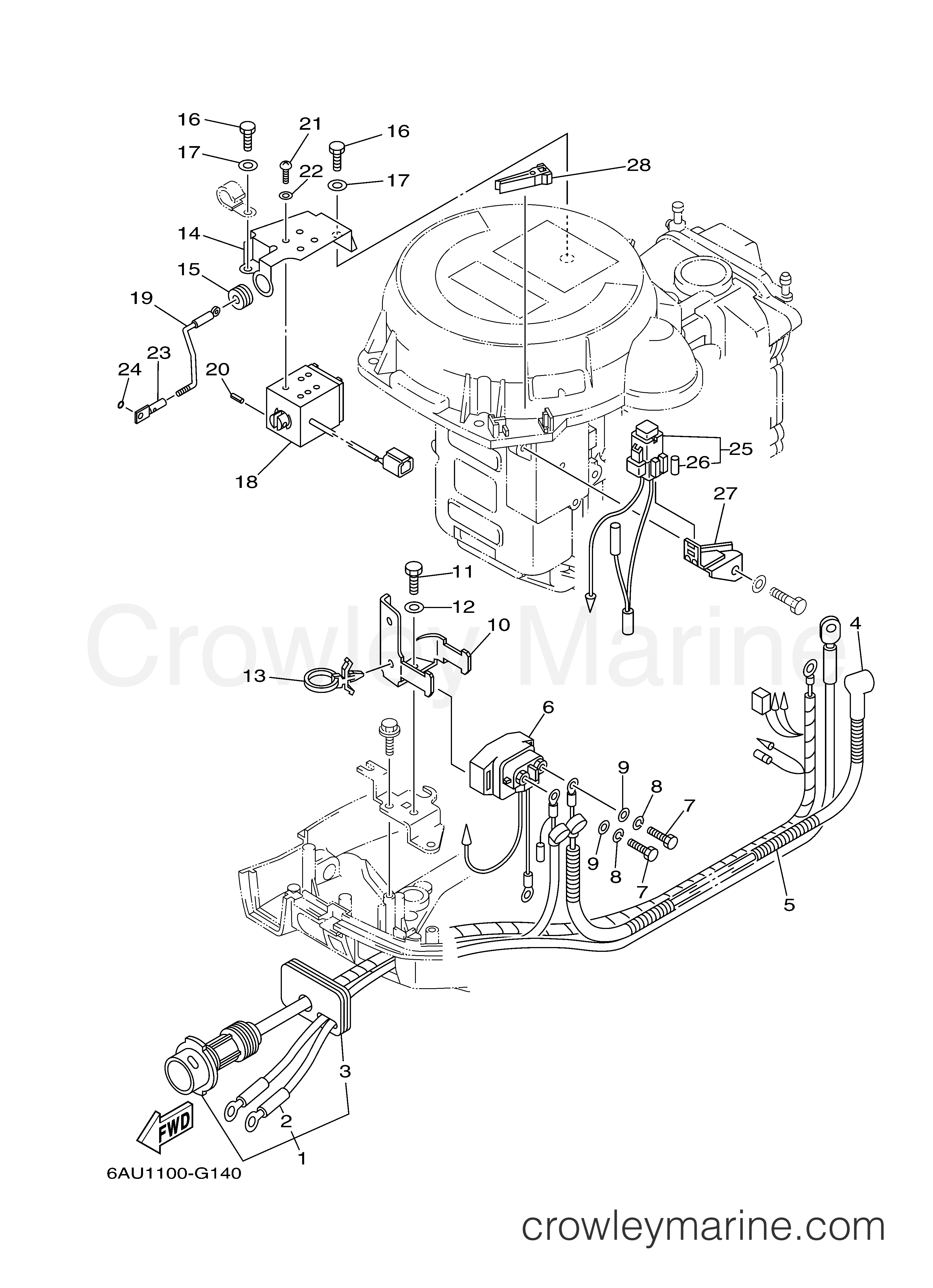 Yamaha Motors F9.9FELR - ELECTRICAL 2