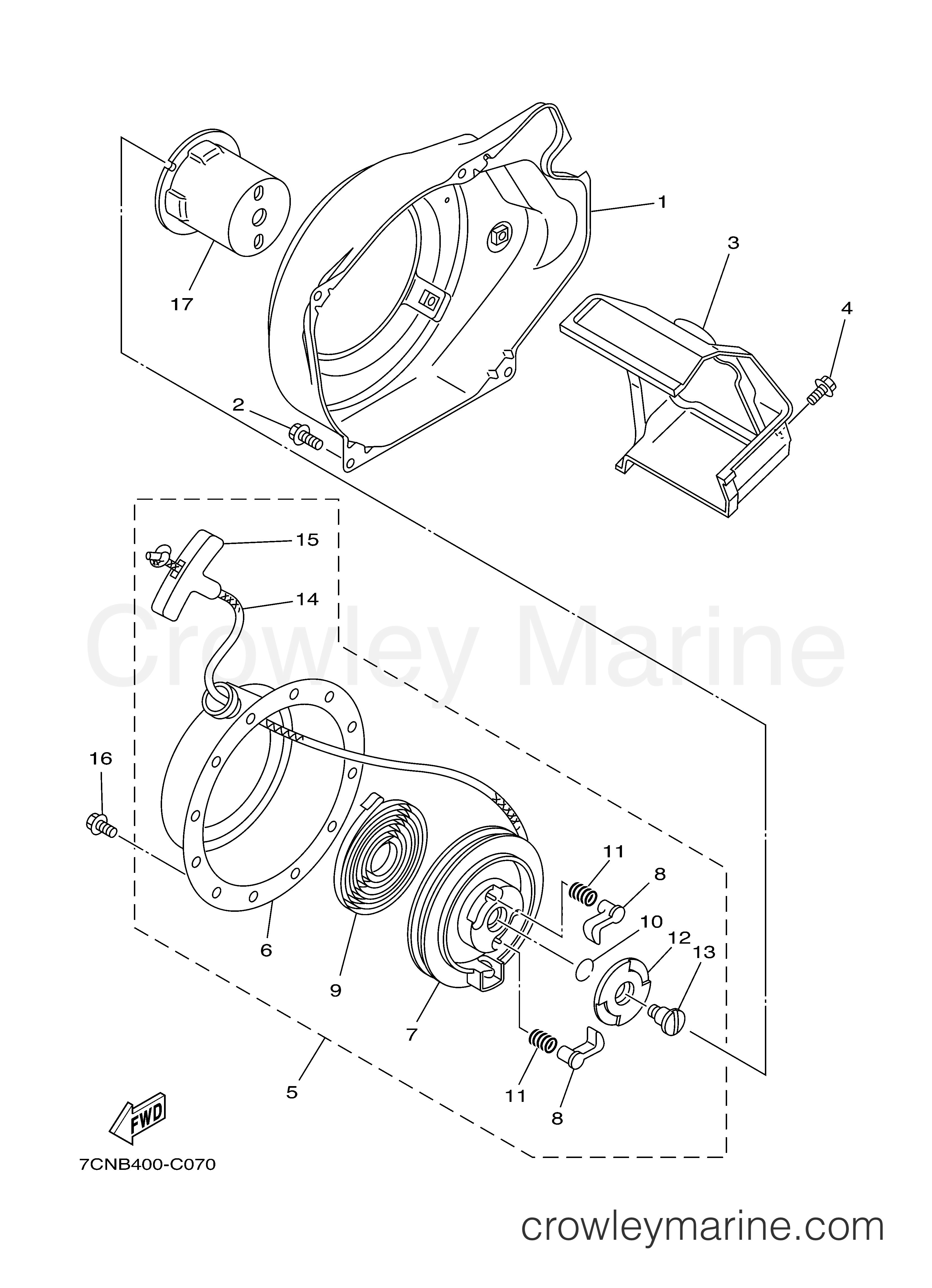 Yamaha Motors EF2600C - AIR SHROUD STARTER
