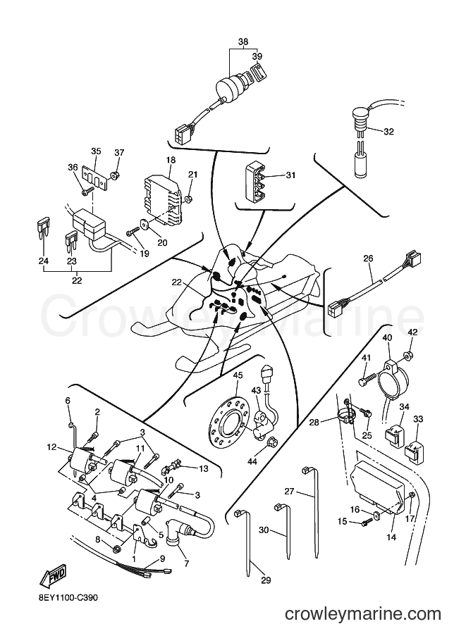 2004 Snowmobile SXV60VT - SXV60VT (8FD2) [010] - ELECTRICAL 1