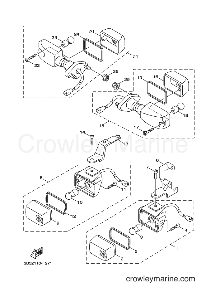 Yamaha Motors XF50 (3B37) [010] - FLASHER LIGHT