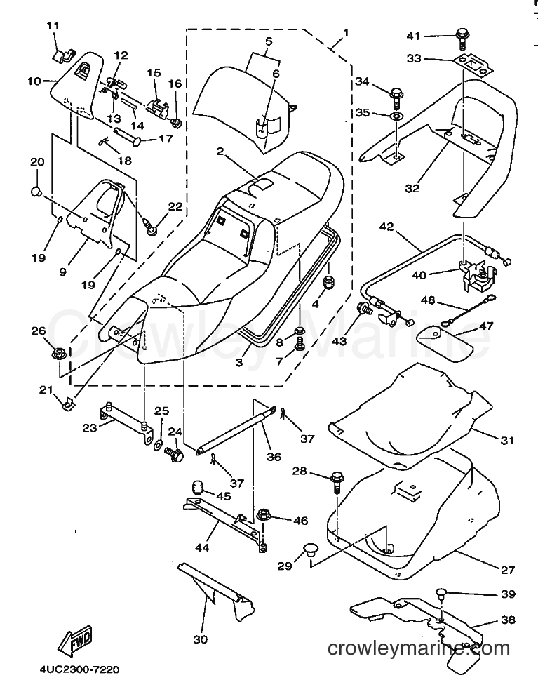 Yamaha Motors YP250 (4UC2) [100] - SEAT