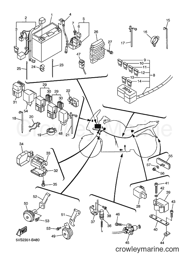 2003 Sport Bike FJR1300A - FJR1300A (5VS2) [010] - ELECTRICAL 2