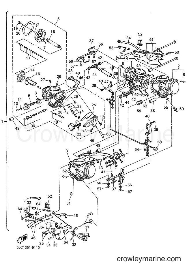 2000 Cruiser XVZ13TF - XVZ13TF (5JC2) [030] - CARBURETOR