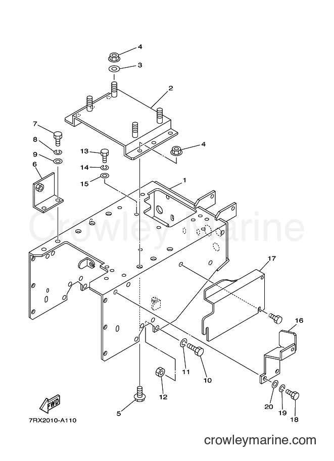 Yamaha Motors YT1390EX (7BF3) [010] - FRAME